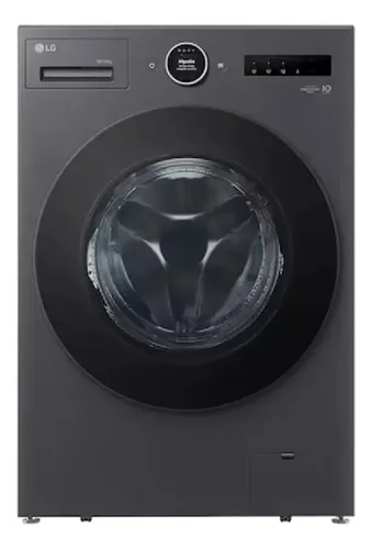 Lava E Seca LG Smart 95cm Com Ia 18kg Em Aço Inox Preto 220v Preto