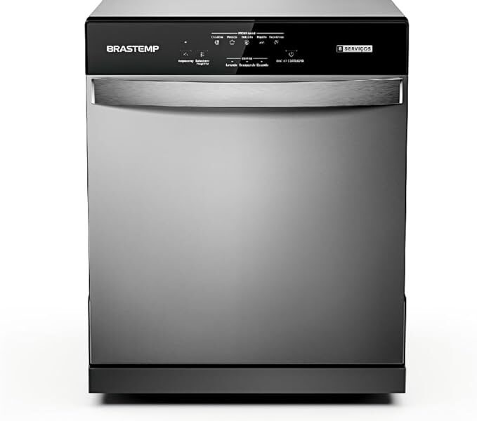 Lava Louças 8 Serviços Brastemp Cinza – BLF08BS 110V