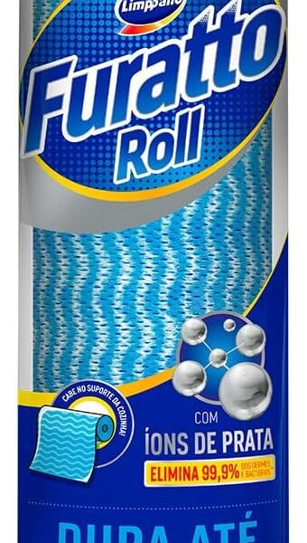 Limppano Pano Multiuso Furatto Roll Cor:Azul