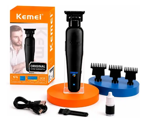 Máquina De Acabamento Profissional Kemei Km-2299 0gap Bivolt