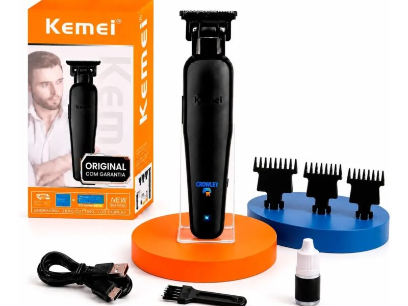 Maquina De Acabamento Profissional Kemei Km2299 0gap Bivolt