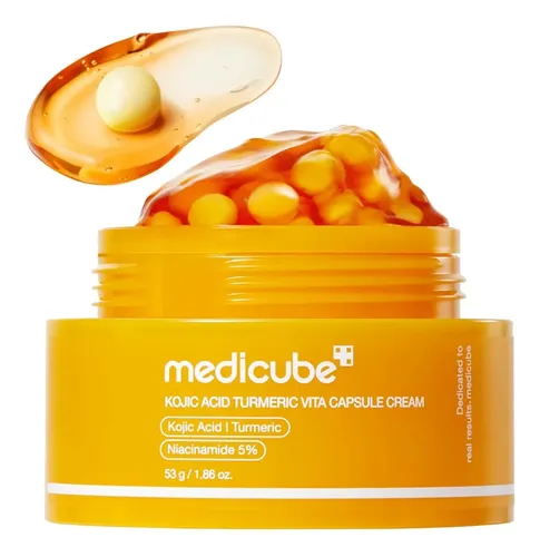 Medicube-creme Em Cápsulas Cúrcuma Tom De Pele Irregular Manchas Melasma