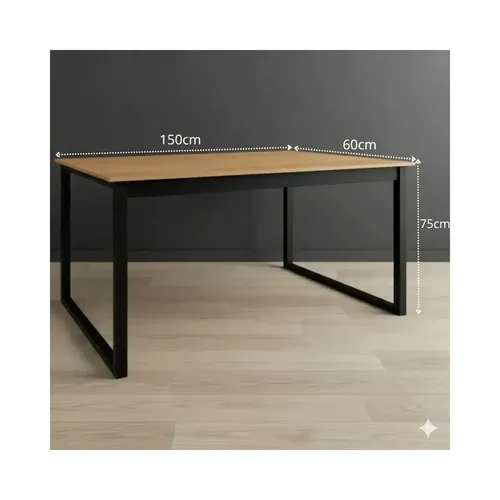 Mesa Escritório Industrial 150×60 Estrutura Ferro Reforçado Home Office