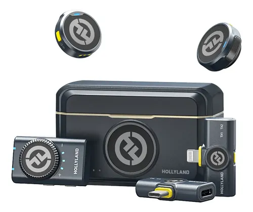 Microfone Hollyland Lark M2 Duo Combo Duplo Para 2 Pessoas C
