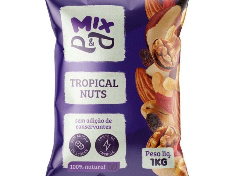 Mix Tropical Nuts 1Kg Castanha de Caju do Pará Amendoa Nozes Uva Passa Amendoim Gojiberry P&P na S por R$ 31,99