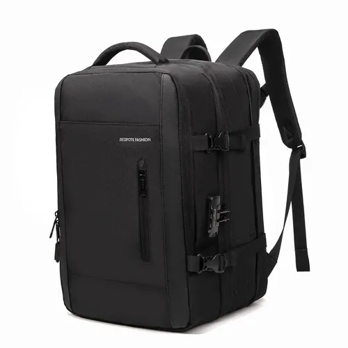 Mochila Para Notebook Impermeável com Porta USB e Senha Para Homem
