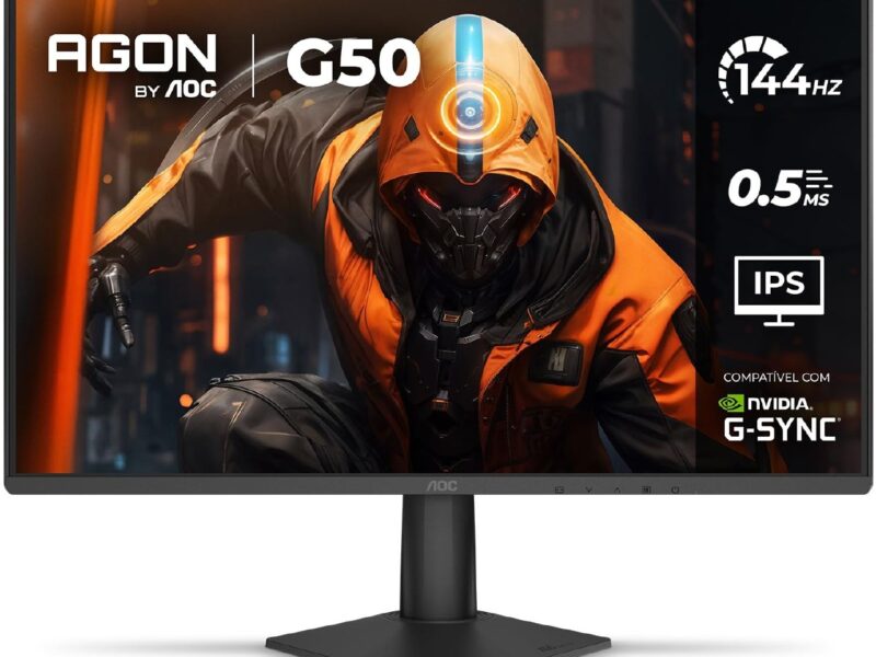 Monitor Gamer AOC AGON G50 24″ 144Hz 0,5ms IPS HDR10 G-SYNC 24G50F