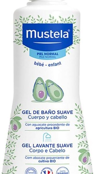 Mustela Gel Lavante Suave 500ml Sabonete Líquido Corpo e Cabelo Infantil