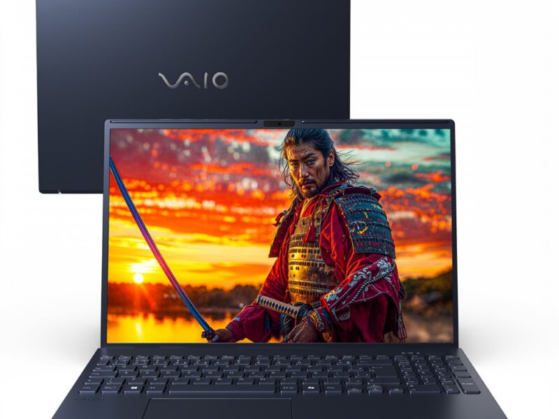 Notebook VAIO FE16 AMD® Ryzen 5-5625U Linux 8GB RAM 256GB SSD 16″ IPS WUXGA Antirreflexo – Cinza