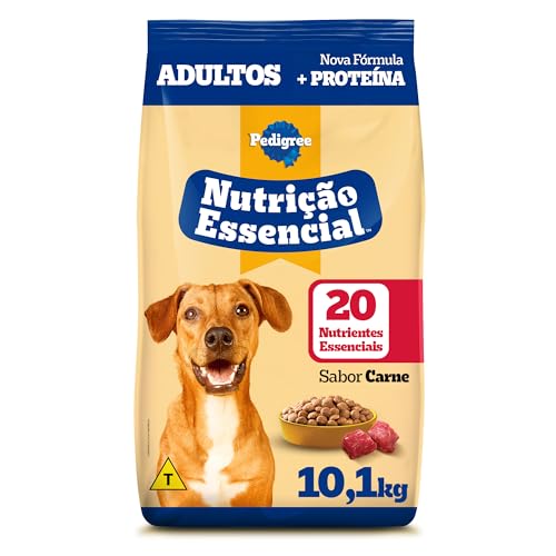 PEDIGREE Ração Nutrição Essencial Carne Para Cães Adultos 10.1kg