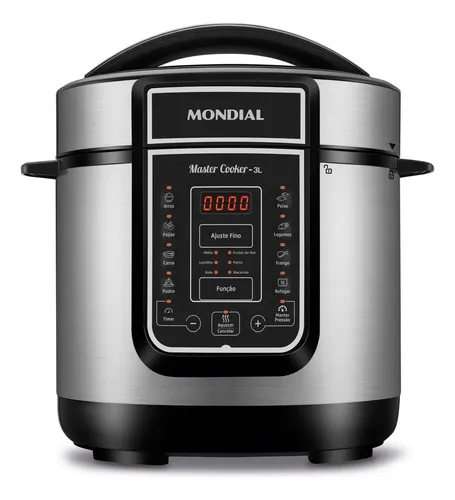 Panela De Pressão Elétrica Digital 3L Mondial 700W – PE-40