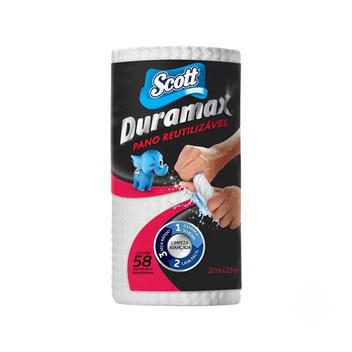 Pano Multiuso Branco 20,1cm x 21,5cm Duramax Scott – Pano –
