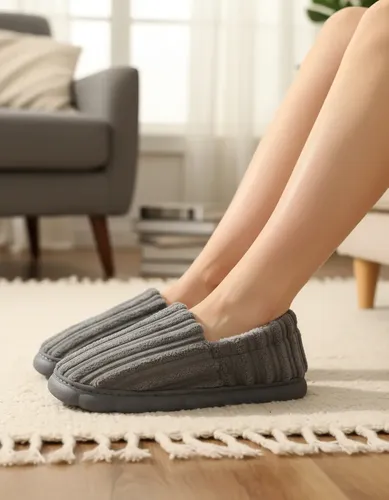 Pantufa Fechada Inverno Antiderrapante Confortável Cv-208