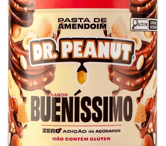 Pasta de amendoim com whey protein bueníssimo 600g Dr. Peanut