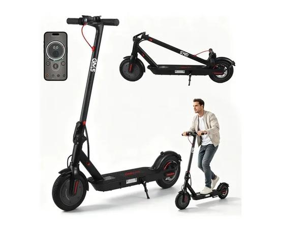 Patinete Elétrico GM5 P1 Preto Dobrável com Bluetooth, 25 Km/h e Autonomia de 22 Km