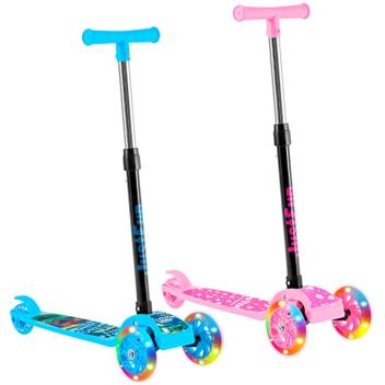 Patinete Infantil 3 Rodas De Led Dobrável Scooter Crianças – Kparts Importadora – Patinete Infantil 3 Rodas –