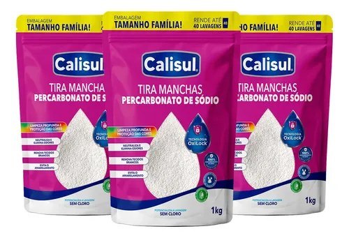 Percarbonato De Sódio Limpador Clareador Tira Manchas – 3kg