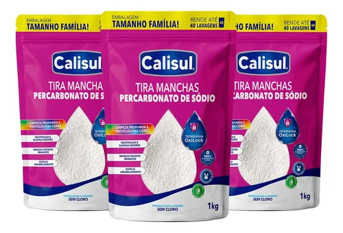Percarbonato De Sódio Limpador Clareador Tira Manchas – 3kg