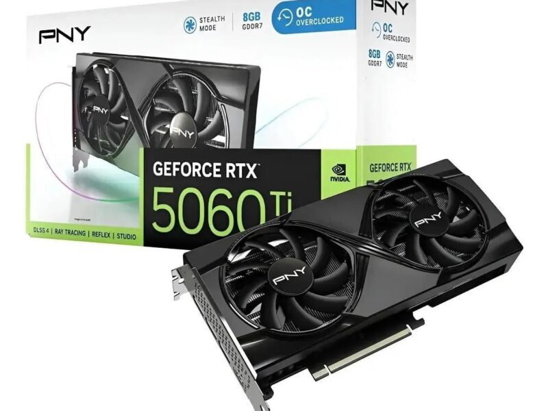 Placa De Video Geforce Nvidia Pny Rtx5060ti 8gb Oc Gddr7