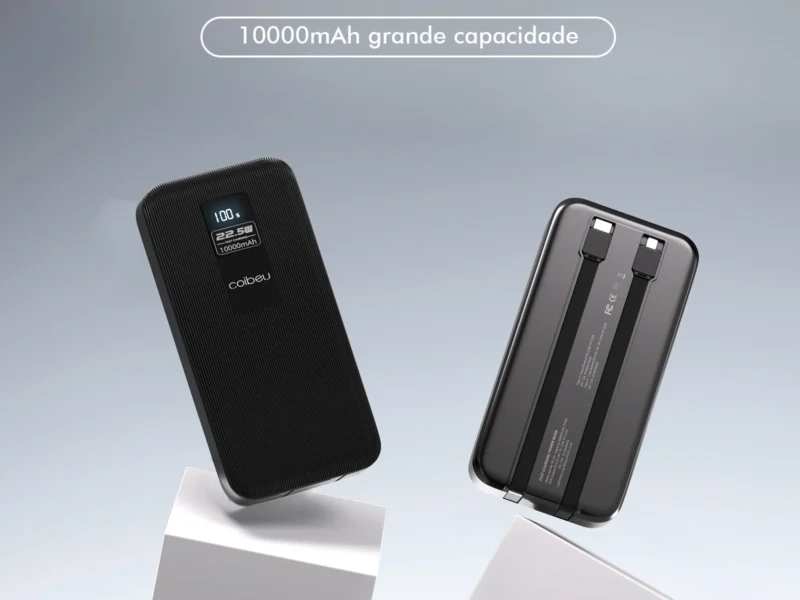 Powerbank， Powerbank 10000mah， Powerbak， Power Bank Portátil， Bateria Portátil， Pilhas Recarregáveis， Coibeu, 23W