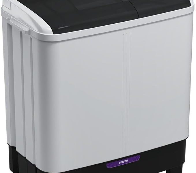 Praxis Máquina de Lavar Roupas 10kg 2 em 1 Lava 6kg e Centrifuga 4kg 220v Branca
