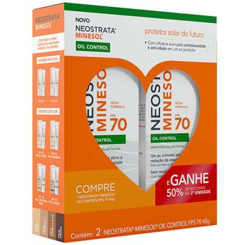 Promopack Neostrata Minesol OC FPS70 50% Desconto na 2a unidade – Protetor Solar Dermocosmético – na Ofertanamao por R$ 91,00