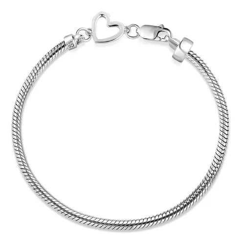 Pulseira Life Coração Em Prata 925 na Meli por R$ 331,20