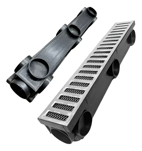 Ralo Linear Alumínio Coletor Preto 8×50 Tela Anti Inseto