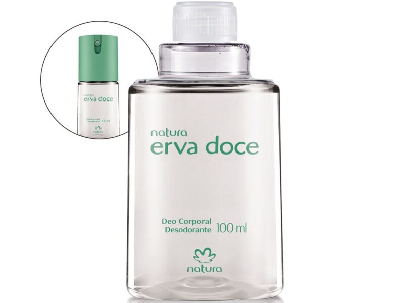 Refil Desodorante Corporal Unissex Erva Doce 100 ml