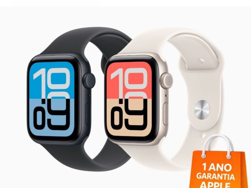 Relógio Apple Watch Series SE 3 GPS Tamanho 40mm ou 44mm Esportivo 1 Ano Garantia com Nota Fiscal