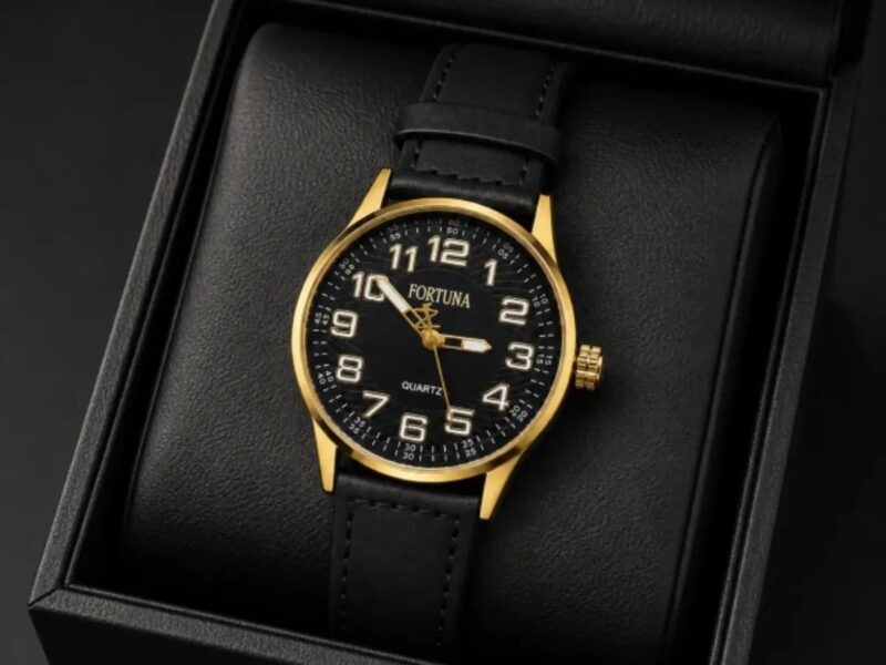 Relógio De Pulso Masculino Fortuna Old Money Minimalista