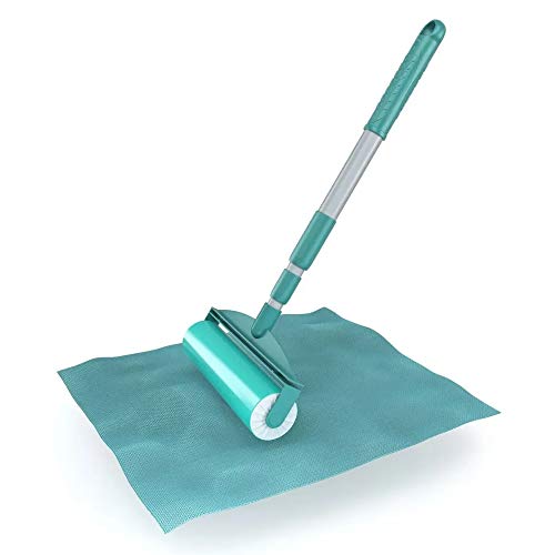 Rolo Adesivo Lavável com Cabo Extensível, Remove Poeira, Pelos e Fiapos, FLP7672, Flash Limp