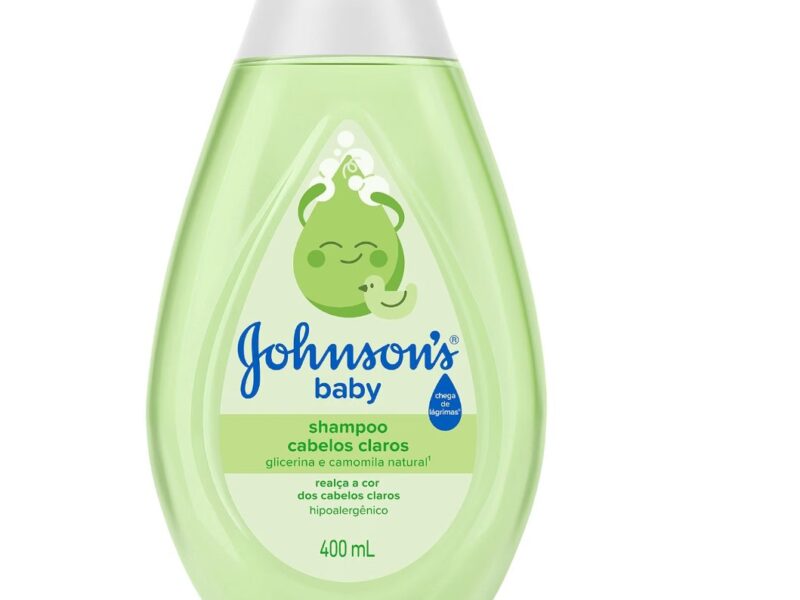 Shampoo Para Bebê Johnson’s Baby Para Cabelos Claros, 400ml