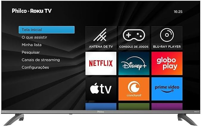 Smart TV 43″ Philco Roku TV HDR10 Dolby Áudio