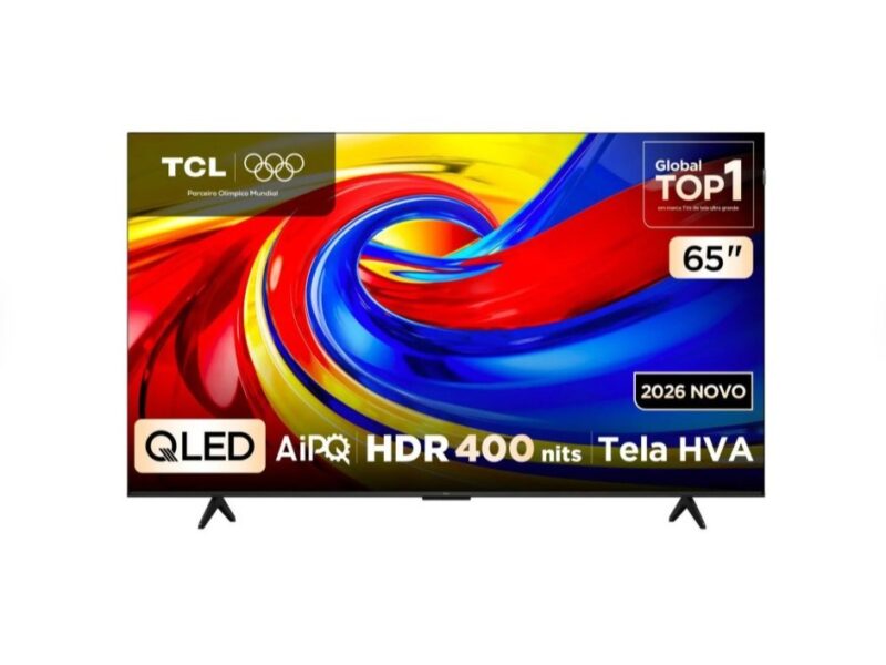 Smart TV 65″ TCL QLED 4K Wi-Fi Google TV – 65P7l
