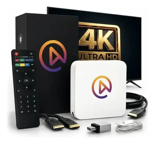 Smart Tv Hdmi V10 4k Wi-fi 5g Padrão 3a Geração 2026 Preto