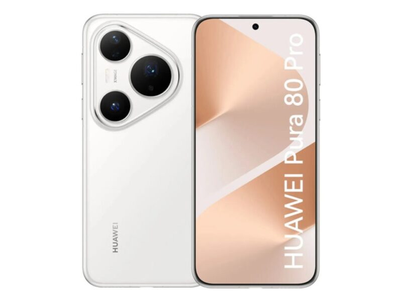 Smartphone HUAWEI Pura 80 Pro 12GB+512GB Câmera Ultra-iluminação de 1 Polegada Câmera Teleobjetiva Macro Ultra-iluminação Cancelamento de Ruído por IA 5.170 mAh Dual SuperCharge Celular Branco