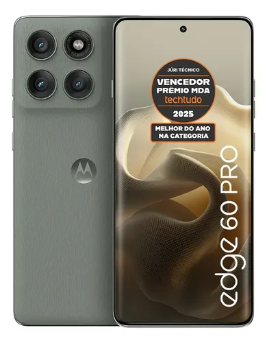 Smartphone Motorola Edge 60 Pro 5g – 512gb 12gb Ram+12gb Ram Boost, Tela Quad-curve Moto Ai 50mp Sony Camera Ultrarresistencia Militar Ip68 + Ip69 – Cinza