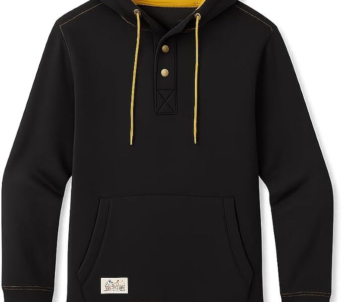 Suéter com capuz Shoveler Ring Neck 1/4 Zip Hoodie Field & StreamMasculino