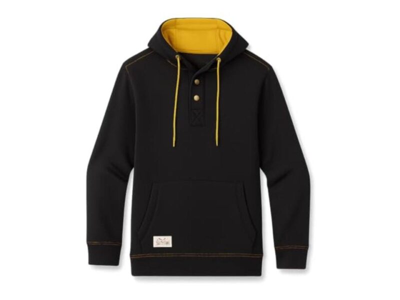 Suéter com capuz Shoveler Ring Neck 1/4 Zip Hoodie Field & StreamMasculino