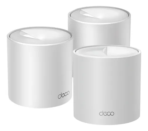 TP-Link Deco X10(3-pack) Roteador Mesh Wifi6 AX1500 Cobre até 520m²