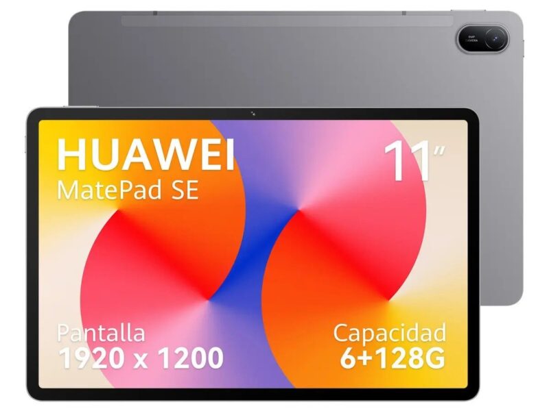 Tablet HUAWEI MatePad SE 11 Wifi 6+128GB Tela HUAWEI FullView de 11" para Conforto Visual, Superbateria de 7700 mAh 225W Câmera Traseira 8 MP, Câmera Frontal 5 MP Cinza Nebula