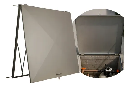 Tampa Para Casa De Máquinas Proteção 100 X 100 Ferro Piscina