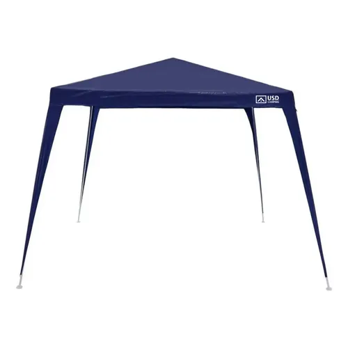 Tenda Gazebo Azul Polietileno 3×3 Metros Desmontável Camping Praia Pésca Usd
