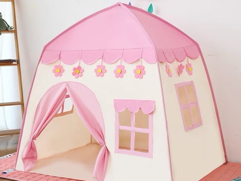 Tenda infantil: casa dos sonhos, infância feliz