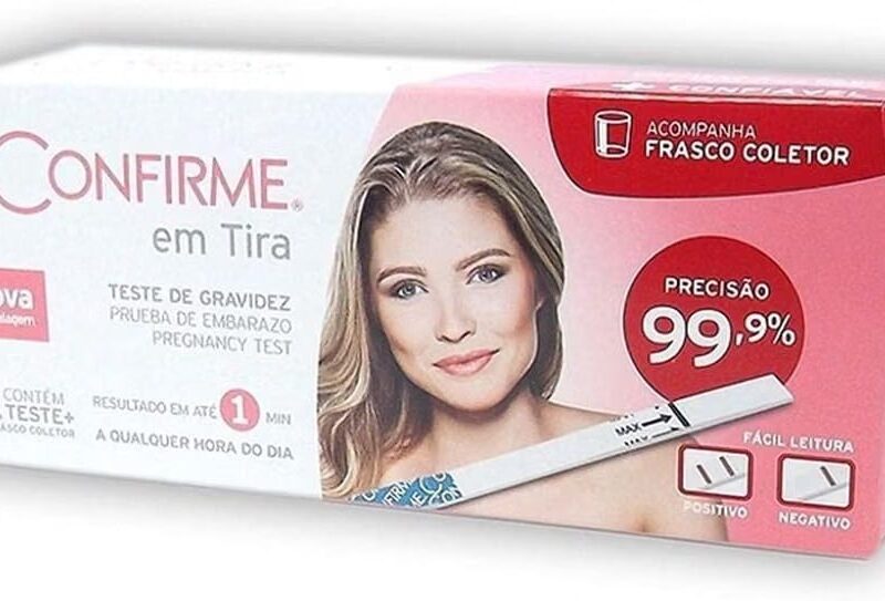 Teste de Gravidez em Tira, Confirme, Multicolorido