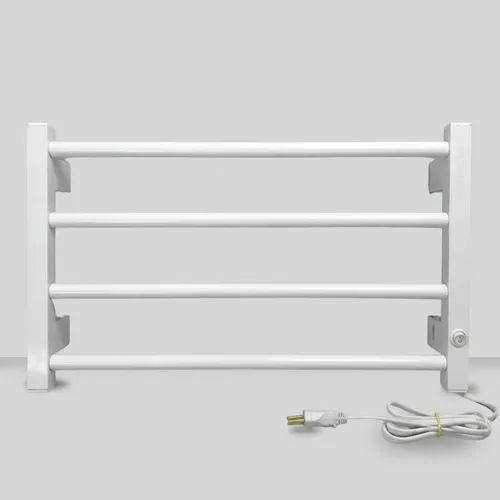 Toalheiro Térmico Elétrico Secador Alumínio, Branco E Preto