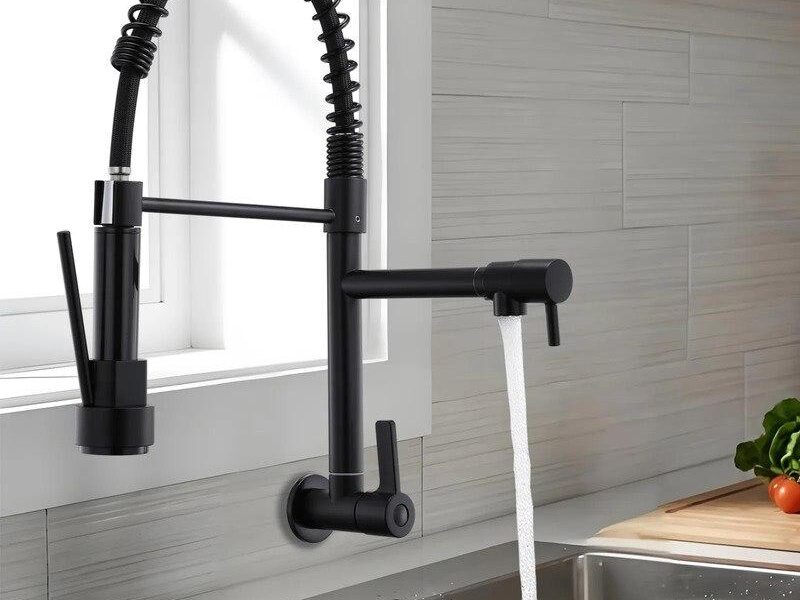 Torneira Gourmet Cozinha Mola Grande Flexível Luxo 360°