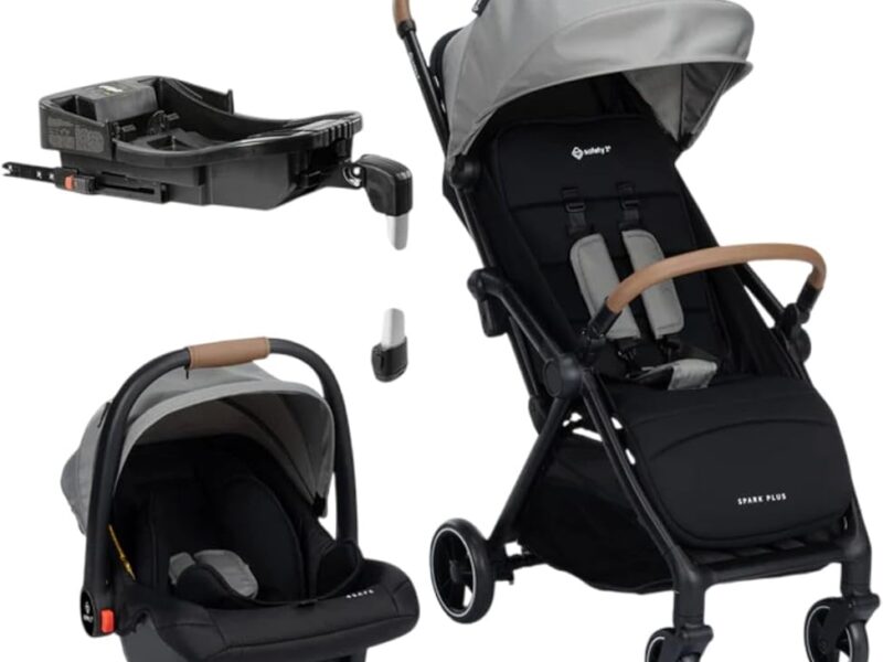 Travel System Safety 1st Spark Plus Trio com Isofix, 0 a 22 kg, Grey Frost