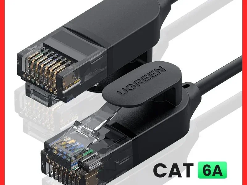 UGREEN-Cabo de rede com Patch Cord, cabo de rede, Internet, UTP, Cat6 a Lan, RJ45, 4 par trançado, 10Gbps